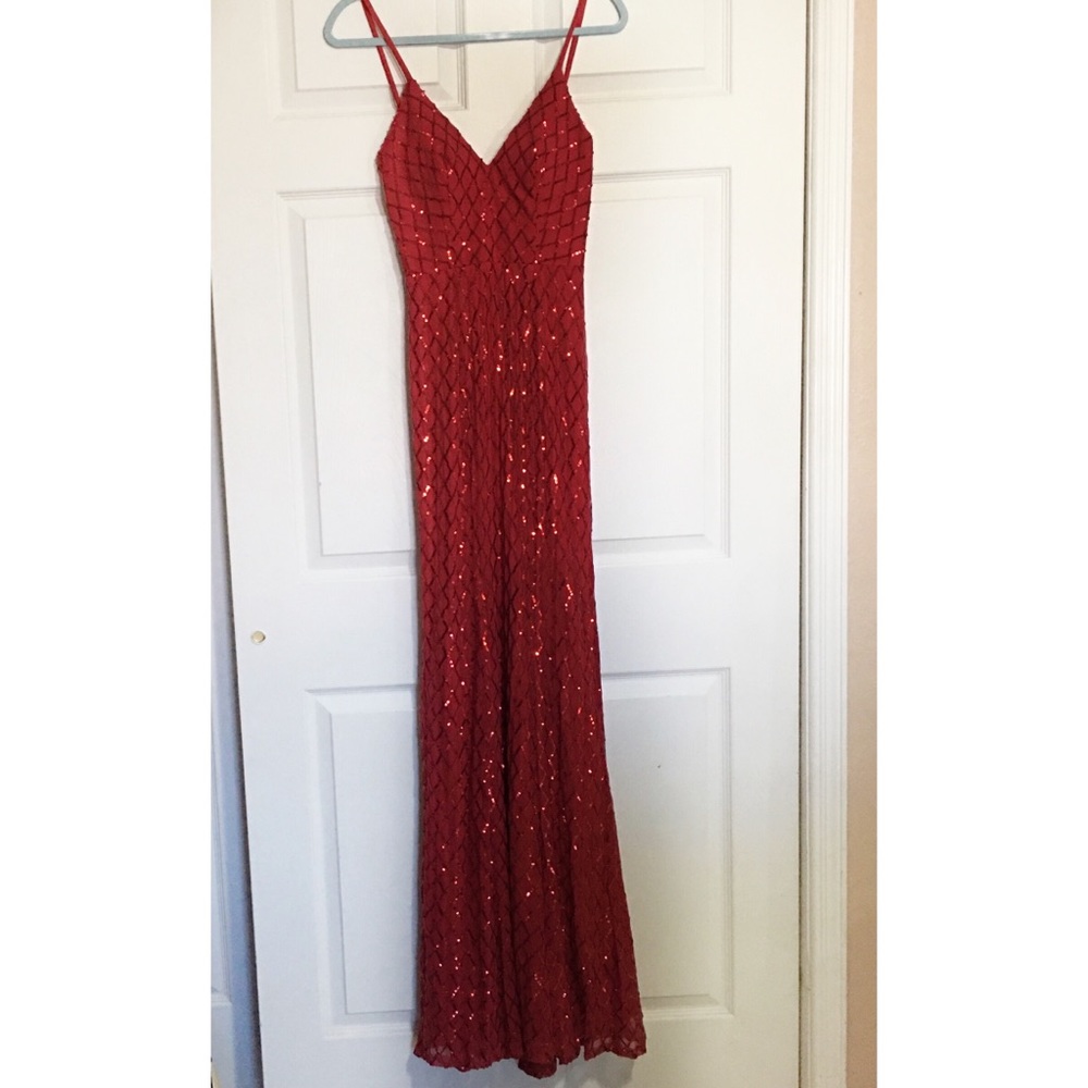 ✨SALE ✨ May Queen Couture Sequin Pattern Dress